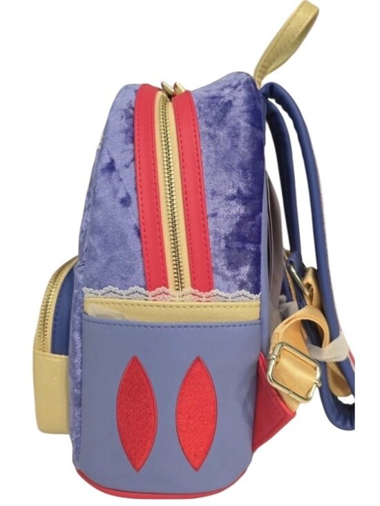 Loungefly Disney Princess Snow White Gown Cosplay Mini Backpack Velvet Lace NWT main image 5